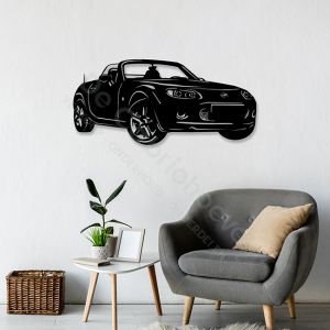 MX5 Wanddecoratie NC (89*40cm) Zwart