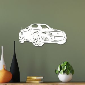 MX5 Wanddecoratie NCFL (48*21cm) Wit