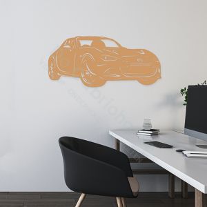MX5 Wanddecoratie NDRF (89*40cm) Hout