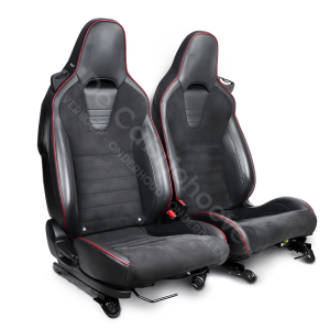MX5 Recaro stoelen zwart rood (Gebruikt)