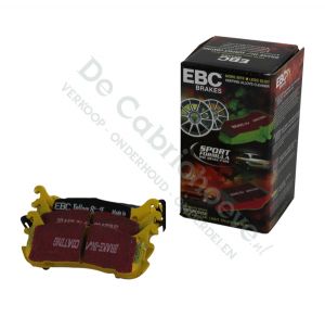 MX5 EBC Remblokken yellowstuff achterzijde 1.6l NA 116 pk (en 90 pk zonder ABS)