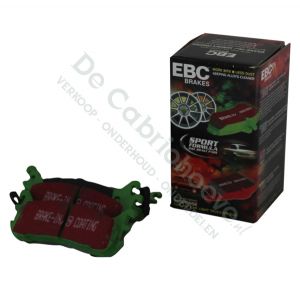 MX5 EBC Remblokken greenstuff achterzijde 1.6l - 90 pk ABS / 1.8l NA 131pk / 1.6l NB 110 pk / 1.8l NB 140 pk